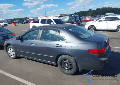 2005 Honda Accord Lx z USA, uszkodzony, nr VIN 1HGCM56475A015381